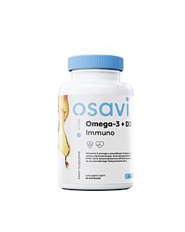 Osavi Omega-3 + D3 Immuno, Smak cytrynowy, Kapsułki