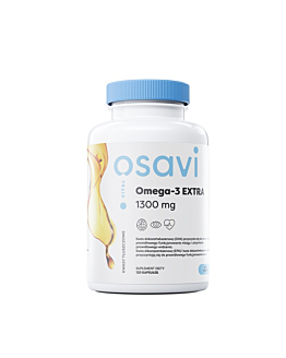 Osavi Omega-3 Extra 1300 mg, Smak cytrynowy, Kapsułki