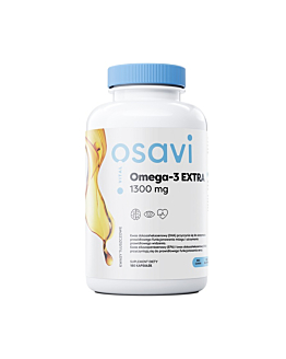 Osavi Omega-3 Extra 1300 mg, Smak cytrynowy, Kapsułki