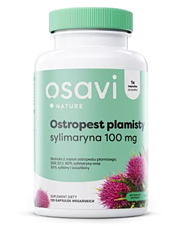 Osavi Ostropest Plamisty Sylimaryna 100 mg 120 Kapsułek
