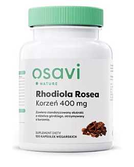 Osavi Rhodiola Rosea Korzeń 400 mg 120 Kapsułek