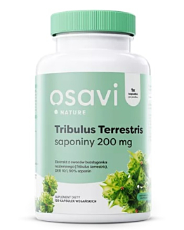 Osavi Tribulus Terrestris 200 mg Saponiny 120 Kapsułek