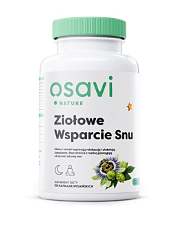 Osavi Ziołowe Wsparcie Snu Bez Melatoniny 120 Kapsułek