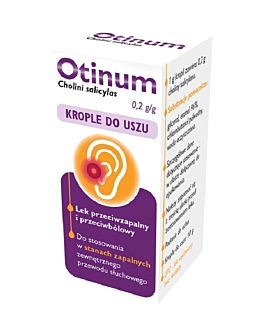Otinum, Krople do uszu 10 g