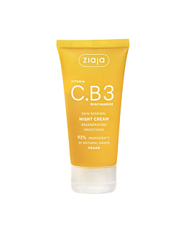 Ziaja Vitamina C.B3 Niacinamide Crema-Maschera Notte per il Viso 50 ml