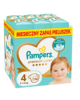 Pampers Premium Care Pannolini, 4 Maxi 174 pz