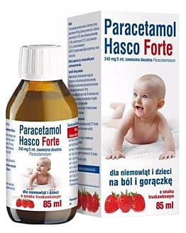 Paracetamol Hasco Forte 240 mg/5 ml Forte zawiesina doustna 