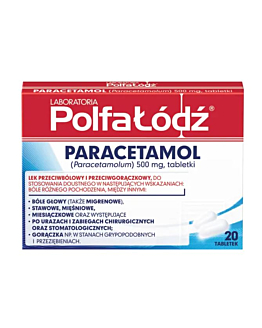 Paracetamol Polfa-Łódź 500 mg tabletki 