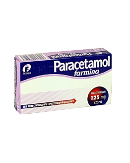 Paracetamol Farmina 125 mg, 10 czopków