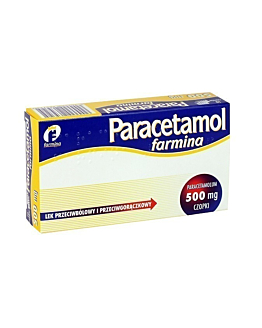 Paracetamol Farmina 500 mg, 10 czopków