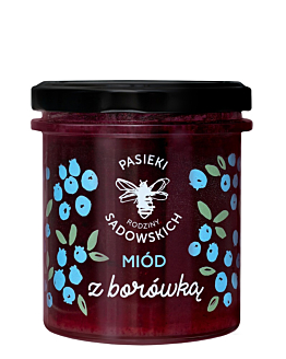 Pasieki Rodziny Sadowskich Miód z Borówką