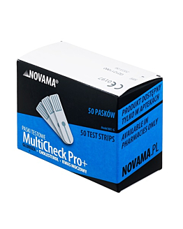 Novama MultiCheck Pro+ Glukoza, Paski testowe