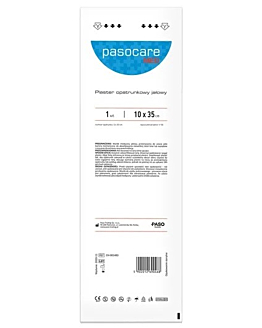 Pasocare Med Plaster z opatrunkiem jałowy 35 x 10 cm 1 szt.