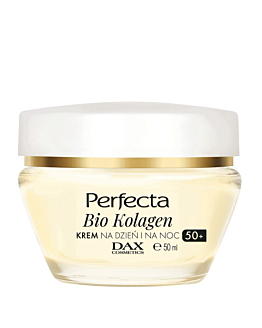 Perfecta Bio Kolagen, przeciwzmarszczkowy krem do twarzy na dzień i na noc 50+, 50 ml