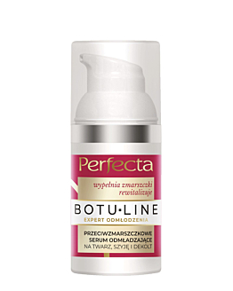 Percfecta Botu-Line, przeciwzmarszkowe serum odmładzające na twarz, szyję i dekolt, 30 ml