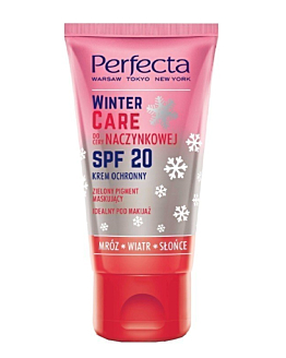 Perfecta Winter Care, krem do twarzy do cery naczynkowej SPF 20, 50 ml