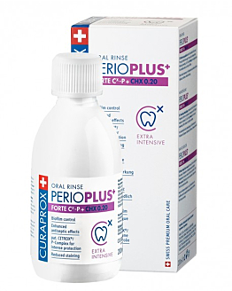 Curaprox Perio Plus Forte - Płyn do płukania ust 0.20% CHX i CITROX 200 ml