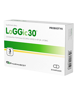 LoGGic30, Suplement diety zawierający żywe kultury bakterii, Kapsułki