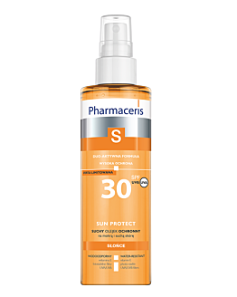 Pharmaceris S Suchy olejek ochronny do ciała na mokrą i suchą skórę SPF 30 