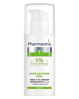 Pharmaceris T Sebo-Almond Peel Crema Notte con Acido Mandelico 5% 50 ml