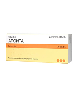 Aronta 600 mg, Suplement diety zawierający kurkuminę, Tabletki