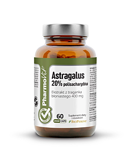 PharmoVit Clean Label Astralagus 20% polisacharydów Kapsułki