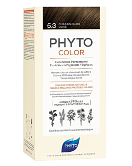 Phyto Phytocolor Tinta per Capelli, 5.3 Castano Chiaro Dorato