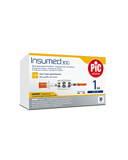 PiC Insumed, Strzykawki insulinowe z powiększeniem, 30G 8mm