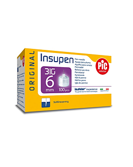 PiC Solution Insupen, Igły do penów insulinowych, 31G 6mm