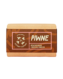 Mydlarnia Cztery Szpaki Piwne - naturalne mydło w kostce z brzeczką i chmielem 110 g