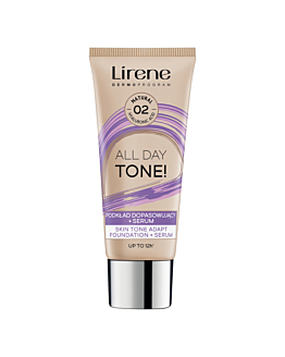 Lirene All Day Tone Podkład dopasowujący + serum, Natural