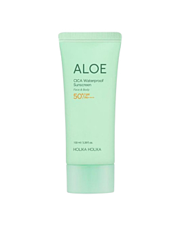 Holika Holika Aloe Waterproof Sun Gel SPF 50+ - Crema per il Viso e il Corpo 100 ml