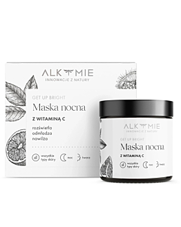 Alkmie Get Up Bright - Maska nocna z witaminą C