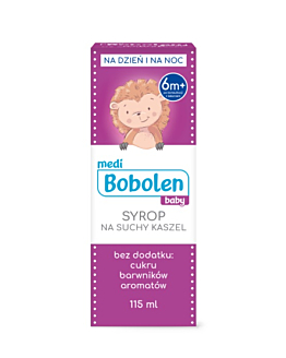 Bobolen Baby, Syrop na suchy kaszel bez dodatku cukru