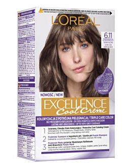 L’Oréal Excellence Farba do włosów Cool Creme 6.11