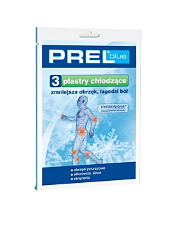 Prel Blue Plaster chłodzący na skórę, 3 szt.