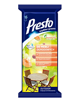 Presto Ściereczki Gospodarcze do Czyszczenia Mebli Ogrodowych