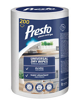 Presto Uniwersalne Suche Ściereczki w Rolce