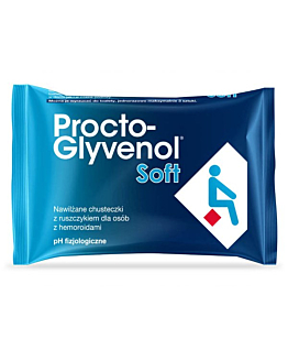 Procto-Glyvenol Soft, Chusteczki nawilżane dla osób z hemoroidami