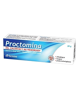 Proctomina, Żel chłodzący na hemoroidy