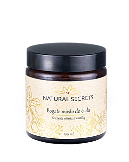 Natural Secrets Bogate Masło do ciała Soczysta Wiśnia z Wanilią