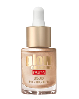 Pupa Glow Obsession Rozświetlacz w płynie Metallic Effect 002 Moon Light