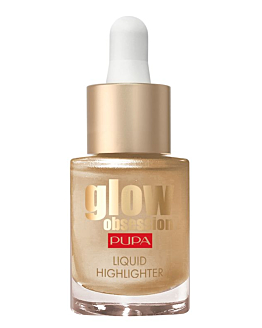 Pupa Glow Obsession Rozświetlacz w płynie Metallic Effect 100 Sunrise