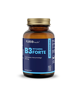Pureo Health Witamina B3 Niacyna 500 mg, Kapsułki