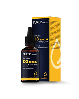Pureo Health Witamina D3 4000 IU, Krople
