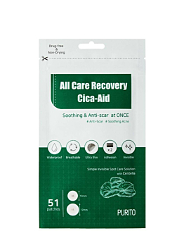 Purito All Care Recovery Cica-Aid Cerotti Cica Correttivi per Imperfezioni 51 pz