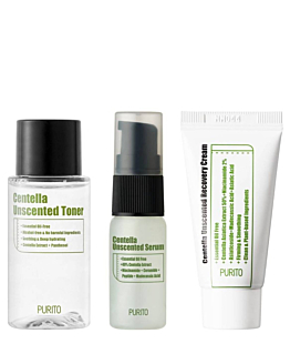 Purito Centella Unscented Mini Kit Set Mini di Cosmetici con Centella Asiatica