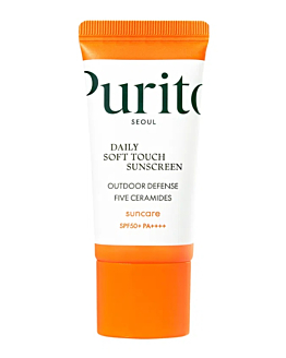 Purito Daily Soft Touch Sunscreen Crema Solare Quotidiana con Ceramidi SPF 50+ PA++++ 15 ml