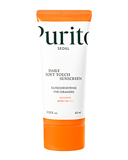 Purito Daily Soft Touch Sunscreen Codzienny krem do opalania z ceramidami SPF 50+ PA++++, 60 ml