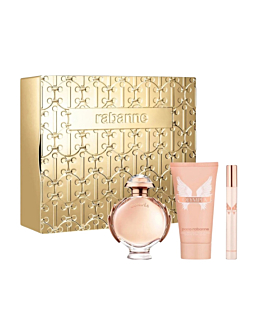 Rabanne Olympea Zestaw: woda perfumowana + woda perfumowana travel size + balsam do ciała